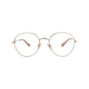 Chloé Round-Frame Metal Optical Frames Gold Womens